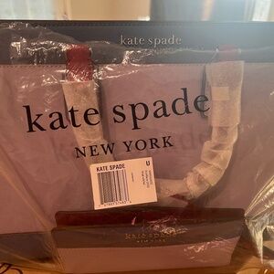 Kate Spade Cameron Frozen Lilac crossbody with matching wallet